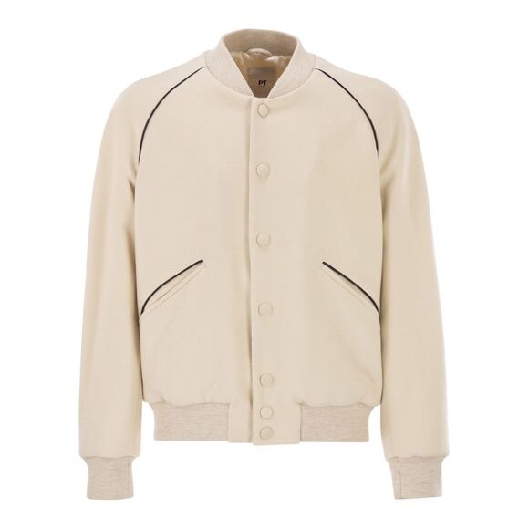Pt Torino Men Wool And Cashmere Drap Jacket